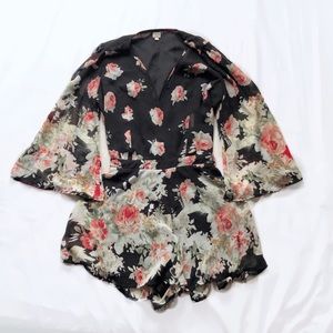 uniq ⋆ floral romper